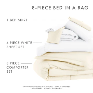 Thumbnail 7: Home Collections Home Collections Premium Bed In A Bag 