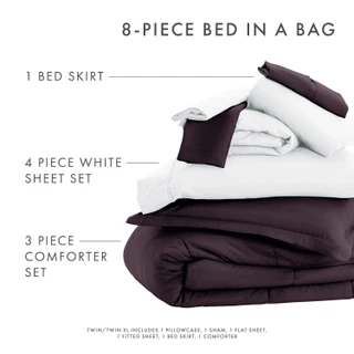 Thumbnail 7: Home Collections Home Collections Premium Bed In A Bag 