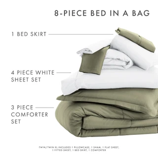 Thumbnail 7: Home Collections Home Collections Premium Bed In A Bag 