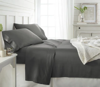 Thumbnail 6: Home Collections Home Collections Premium Bamboo Luxury Sheet Set 