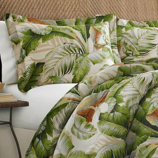 Thumbnail 12: TOMMY BAHAMA Tommy Bahama Palmiers Green 3-pc. Duvet Cover Set 
