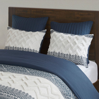Thumbnail 21: Ink + Ivy Ink & Ivy Mila Cotton Printed Duvet Cover Set 
