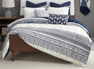 Thumbnail 6: Ink + Ivy Ink & Ivy Mila Cotton Printed Duvet Cover Set 