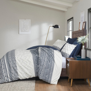 Thumbnail 15: Ink + Ivy Ink & Ivy Mila Cotton Printed Duvet Cover Set 