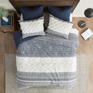 Thumbnail 18: Ink + Ivy Ink & Ivy Mila Cotton Printed Duvet Cover Set 