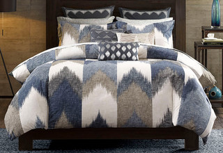 Thumbnail 6: Ink + Ivy Ink & Ivy Alpine Navy Duvet Mini Set 
