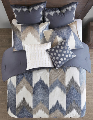 Thumbnail 9: Ink + Ivy Ink & Ivy Alpine Navy Duvet Mini Set 