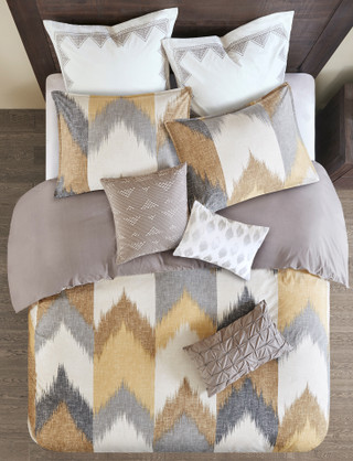 Thumbnail 9: Ink + Ivy Ink & Ivy Alpine Yellow Comforter Mini Set 