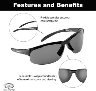 Thumbnail 10: Flying Fisherman Mens Maverick Polarized Sunglasses 