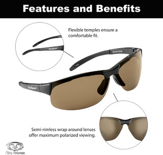 Thumbnail 10: Flying Fisherman Mens Maverick Polarized Sunglasses 