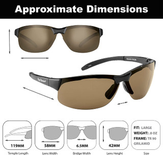 Thumbnail 8: Flying Fisherman Mens Maverick Polarized Sunglasses 