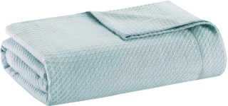 Thumbnail 4: Madison Park Madison Park Solid Egyptian Cotton Blanket 