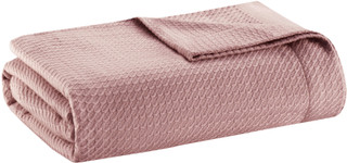 Thumbnail 1: Madison Park Madison Park Solid Egyptian Cotton Blanket 