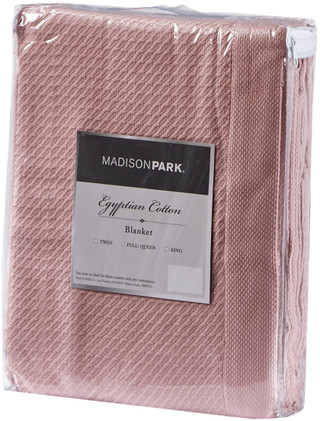 Thumbnail 3: Madison Park Madison Park Solid Egyptian Cotton Blanket 