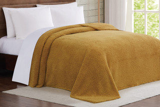 Thumbnail 4: Brooklyn Loom Brooklyn Loom Marshmallow Sherpa Blanket 