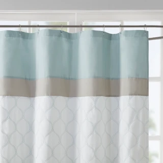 Thumbnail 8: 510 Design 510 Design Shawnee Printed & Embroidered Shower Curtain 