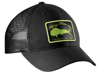 Thumbnail 2: Flying Fisherman Flying Fisherman Mens Mahi Black/Lime Mahi Trucker Hat 