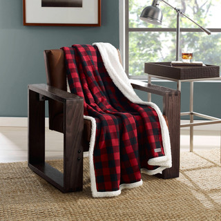 Thumbnail 4: Eddie Bauer Eddie Bauer Cabin Plaid Throw Blanket 