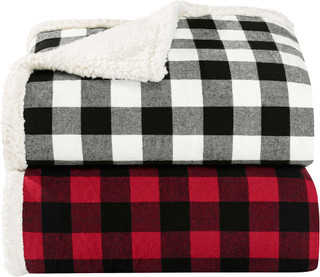 Thumbnail 6: Eddie Bauer Eddie Bauer Cabin Plaid Throw Blanket 