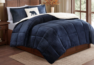 Thumbnail 3: Woolrich Woolrich Alton Plush Down Alternative Comforter Set 