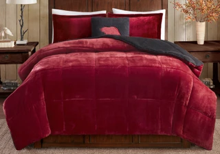 Thumbnail 6: Woolrich Woolrich Alton Plush Down Alternative Comforter Set 