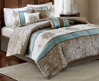 Thumbnail 1: Madison Park Madison Park Caroline 7-pc. Comforter Set 