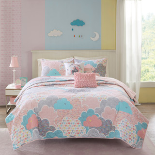 Thumbnail 6: Urban Habitat Urban Habitat Kids Cloud Coverlet Set 