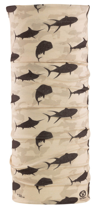 Thumbnail 2: Flying Fisherman Flying Fisherman Mens Offshore Camo Sunbandit Face Mask 