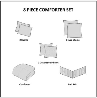 Thumbnail 40: Madison Park Madison Park Cassandra 8-pc. Comforter Set 