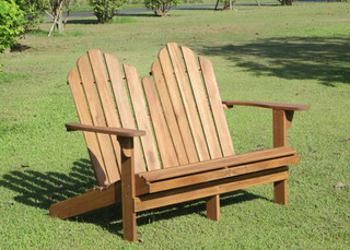 Thumbnail 1: Linon Linon Carson Adirondack Double Bench 