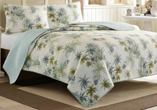 Thumbnail 2: TOMMY BAHAMA Tommy Bahama Serenity Palms Quilt 