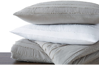 Thumbnail 9: Brooklyn Loom Brooklyn Loom Carlisle Stripe Duvet Cover Set 