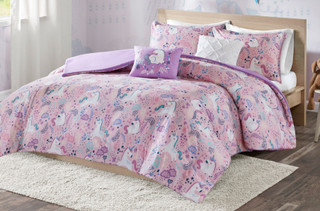 Thumbnail 3: Urban Habitat Urban Habitat Kids Lola Reversible Duvet Cover Set 