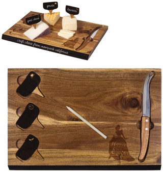 Thumbnail 3: Toscana Toscana Cinderella Delio Acacia Cheese Board & Tools Set 