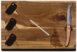Thumbnail 1: Toscana Toscana Cinderella Delio Acacia Cheese Board & Tools Set 