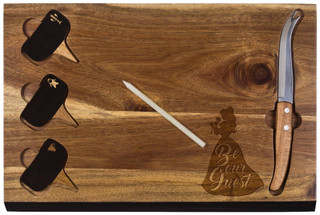 Thumbnail 1: Toscana Toscana Beauty & The Beast Delio Acacia Cheese Board Set 