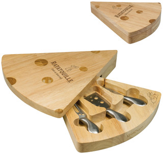 Thumbnail 3: Picnic Time Toscana Ratatouille Swiss Cheese Board & Tools Set 