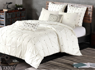 Thumbnail 1: Ink + Ivy Ink & Ivy Maisie Embroidered Duvet Cover Set 