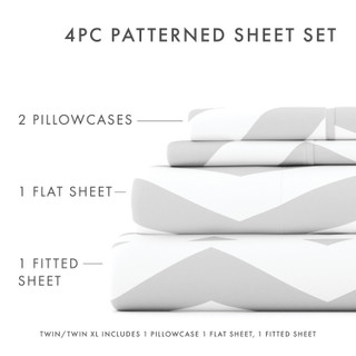 Thumbnail 30: Home Collections Home Collections Premium Ultra Soft Arrow Sheet Set 