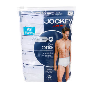 Thumbnail 1: Jockey Men's 4 Pk Full Rise Cotton Briefs 