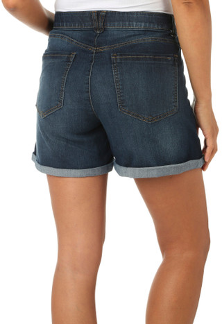 Thumbnail 4: Democracy Democracy Womens 5 in. Abtech Roll Cuff Denim Short 