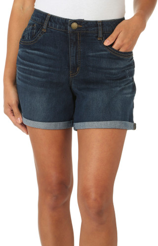 Thumbnail 2: Democracy Democracy Womens 5 in. Abtech Roll Cuff Denim Short 