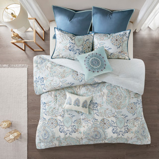 Thumbnail 12: Madison Park Madison Park Isla 8-pc. Comforter Set 