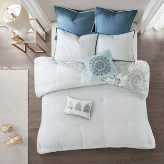 Thumbnail 16: Madison Park Madison Park Isla 8-pc. Comforter Set 