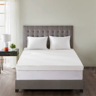 Thumbnail 12: Sleep Philosophy Flexapedic 4'' Memory Foam Mattress Topper 
