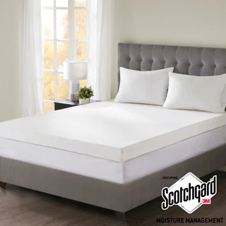 Thumbnail 60: Sleep Philosophy Flexapedic 4'' Memory Foam Mattress Topper 