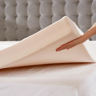 Thumbnail 48: Sleep Philosophy Flexapedic 4'' Memory Foam Mattress Topper 