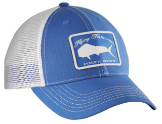 Thumbnail 2: Flying Fisherman Flying Fisherman Mens Mahi Blue Trucker Hat 