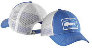 Thumbnail 6: Flying Fisherman Flying Fisherman Mens Mahi Blue Trucker Hat 