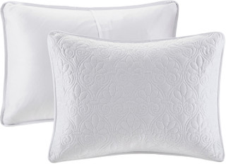 Thumbnail 15: Madison Park Madison Park Quebec Reversible Bedspread Set 
